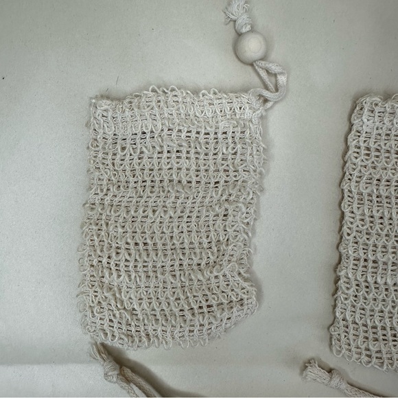 5 Pack Natural Sisal Soap Bag Exfoliating Soap Saver Pouch Holder Soft for Skin - Picture 9 of 9